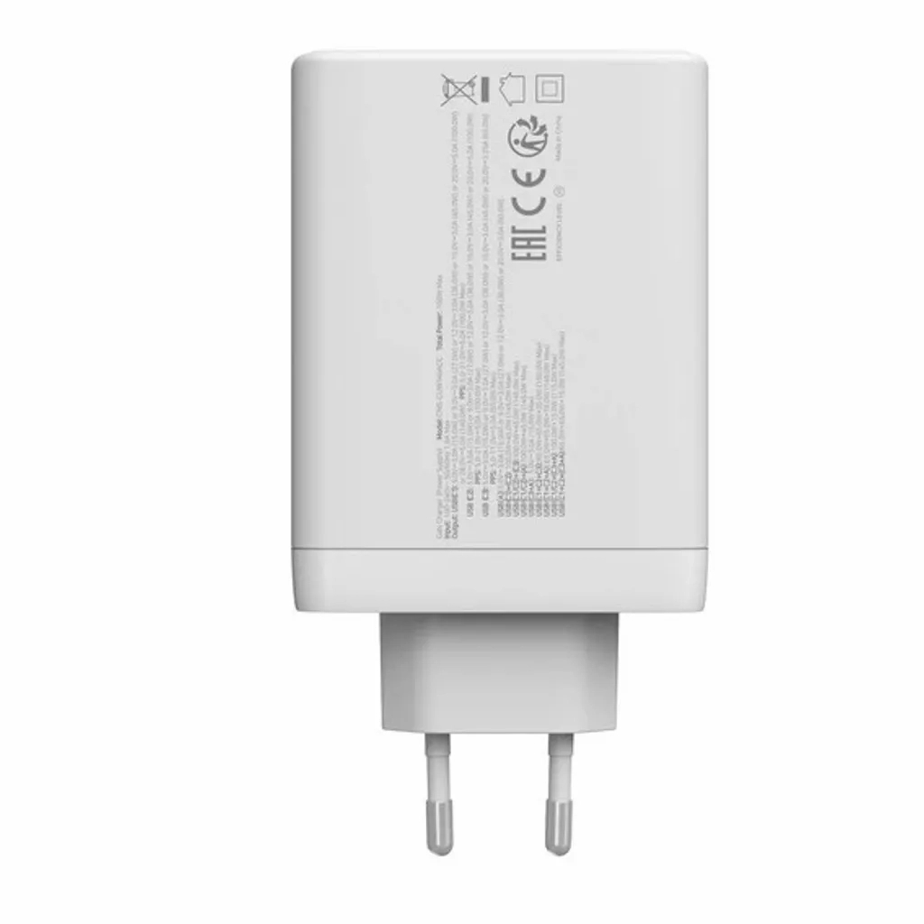 Зарядний пристрій Canyon CU140ACC GaN 150W 3xPD 1xQC EU White (CNS-CUW140ACC) - изображение 4