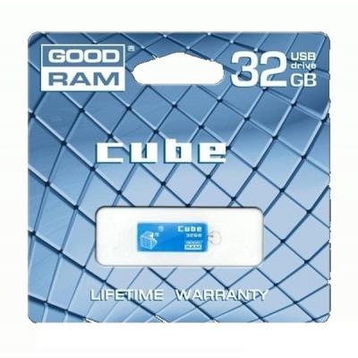 USB флеш накопичувач Goodram 32GB Cube USB 2.0 (PD32GH2GRCUBR9) - зображення 4