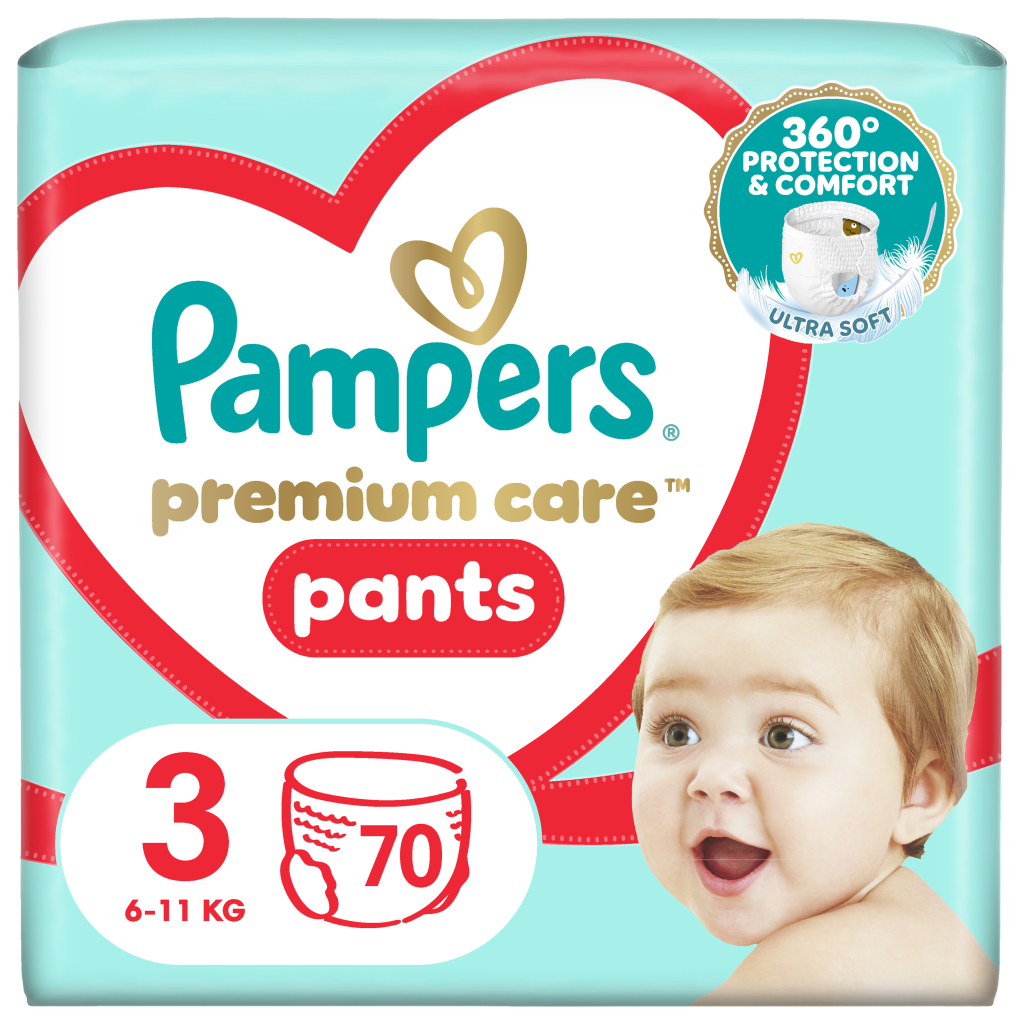 Підгузки Pampers Premium Care Pants Midi Розмір 3 70 шт (8001090759955) - зображення 1