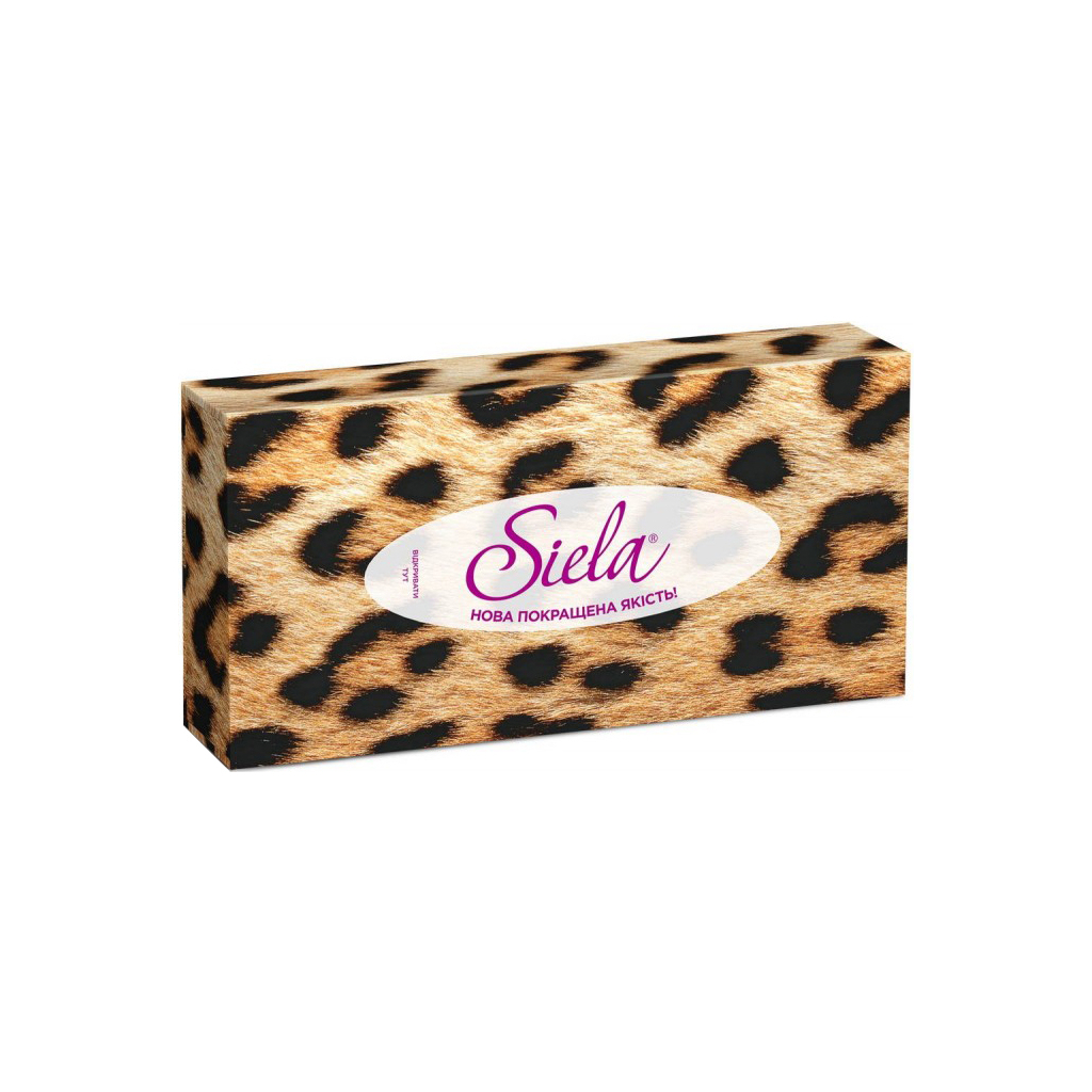 Серветки косметичні Siela Leo 2 шари 80 шт. (4820204405434) - зображення 1