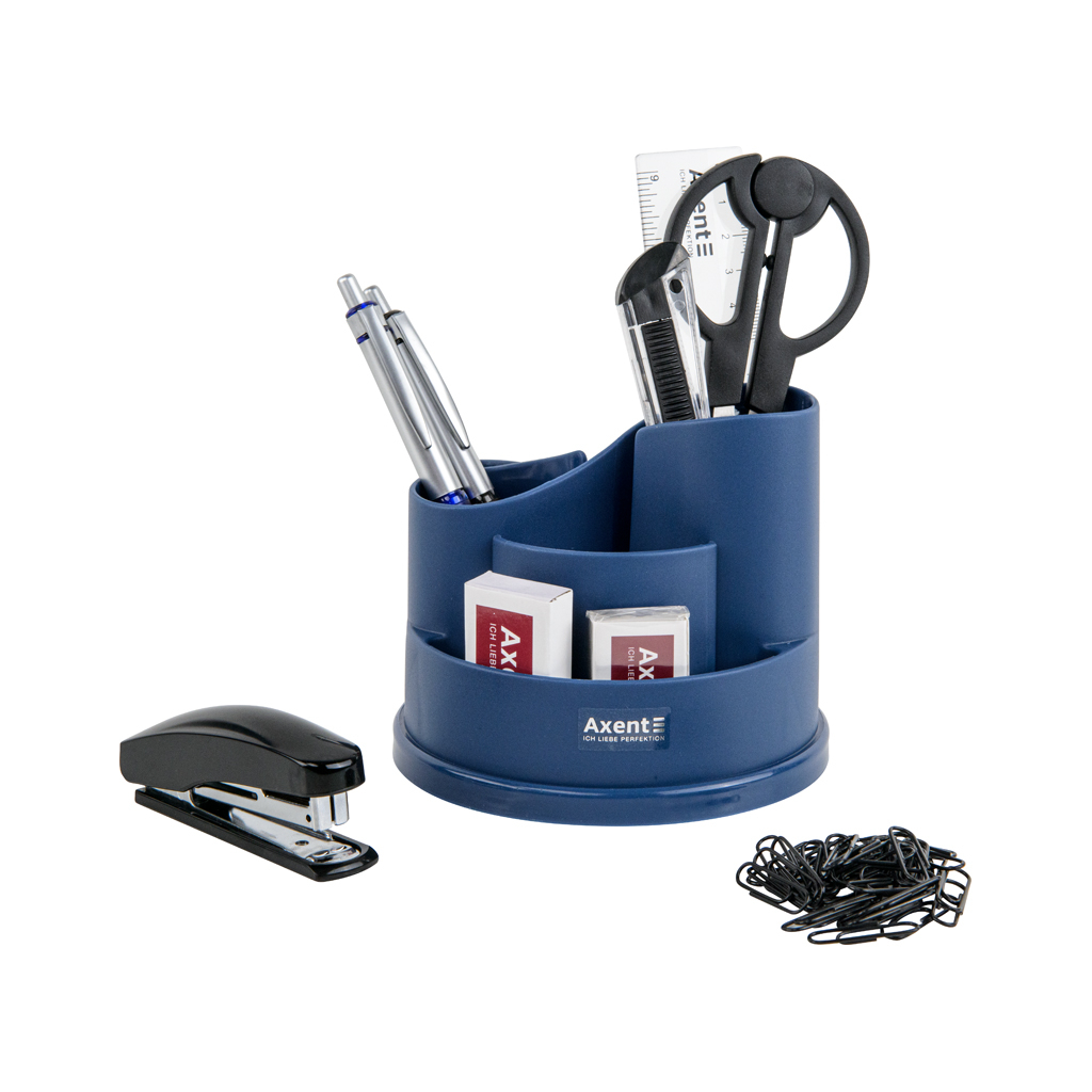 Настільний набір Axent Welle, в блістері, синій індіго (2102-47-A) - изображение 1
