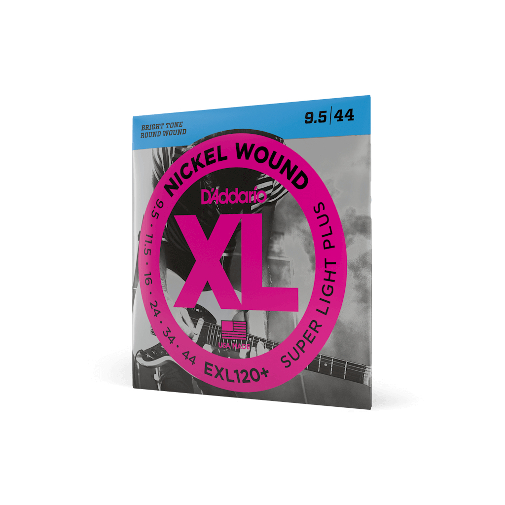 Струни для гітари D'Addario XL Nickel Wound Super Light Plus (9.5-44) (EXL120+) - зображення 2