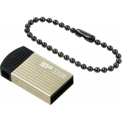 USB флеш накопичувач Silicon Power 32GB Touch T20 Champagne USB 2.0 (SP032GBUF2T20V1C) - зображення 2