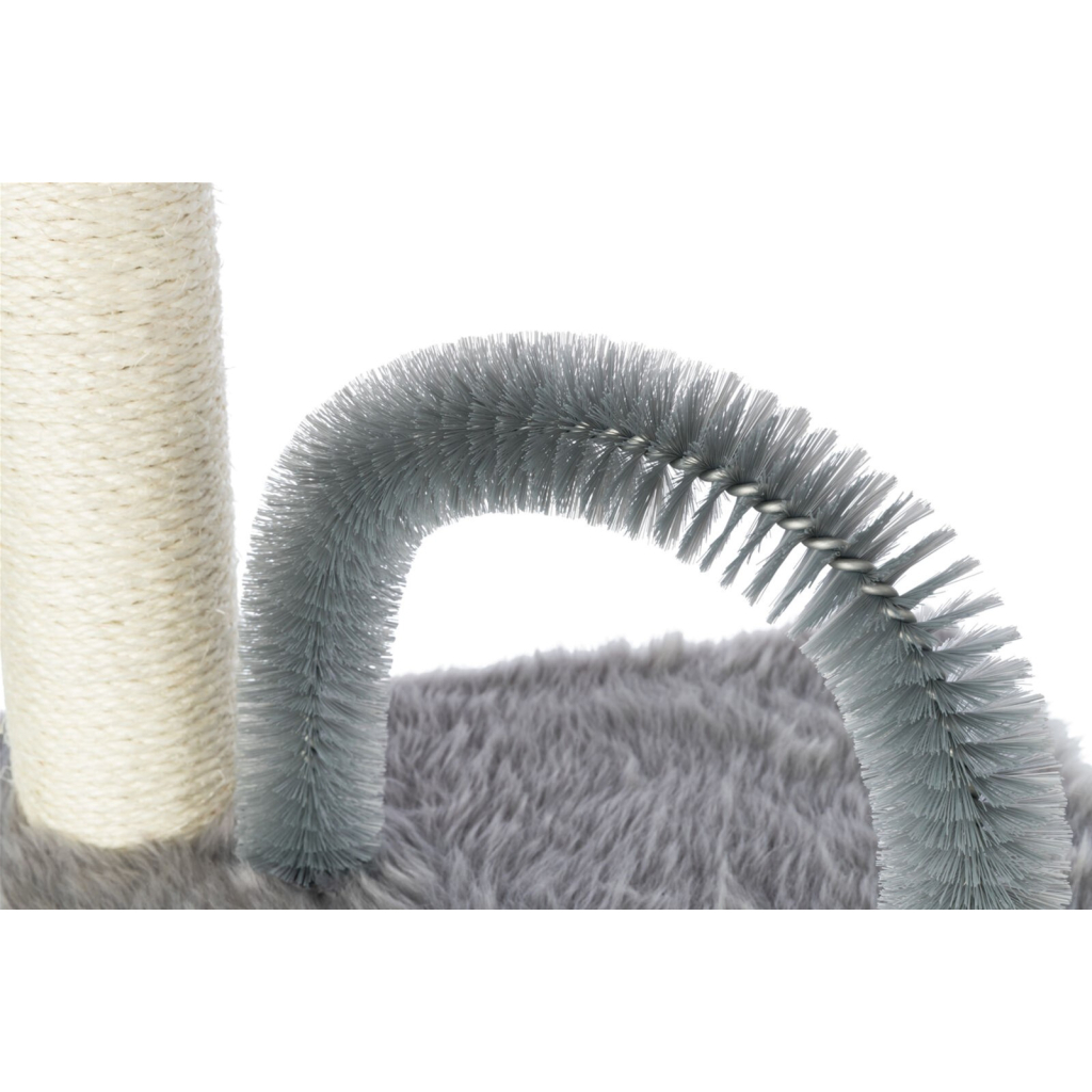 Дряпка (кігтеточка) для котів Trixie Baza зі щіткою 41х41х50 см сіра (4011905445489) - изображение 6