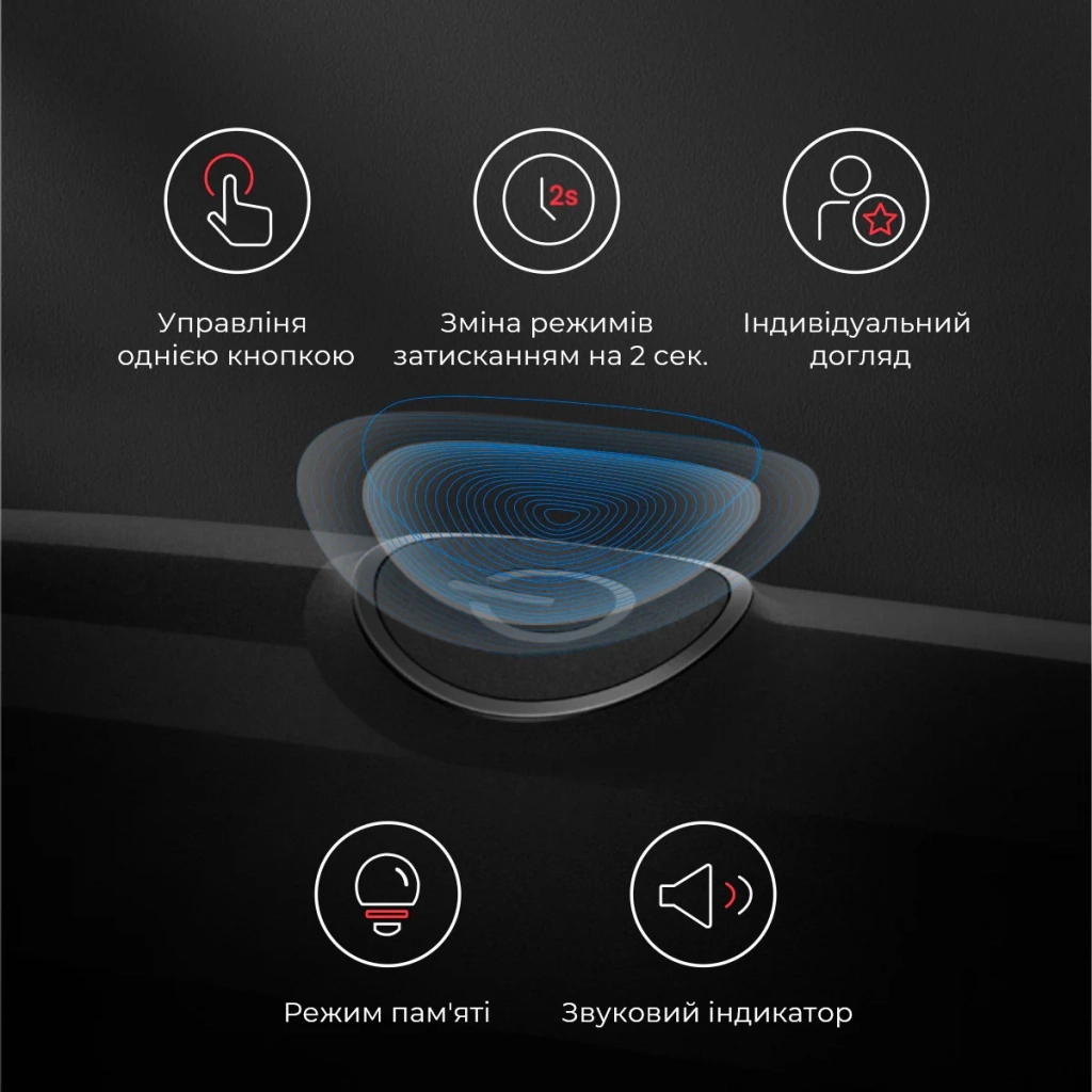 Електрична зубна щітка Oclean Endurance Eco Electric Toothbrush Black (6970810553321) - зображення 9