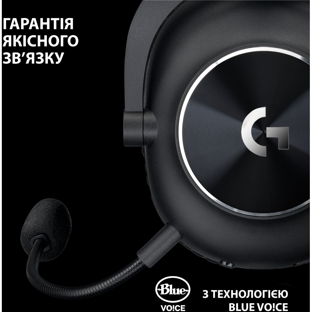 Навушники Logitech G Pro X 2 Lightspeed Wireless Black (981-001263) - зображення 7