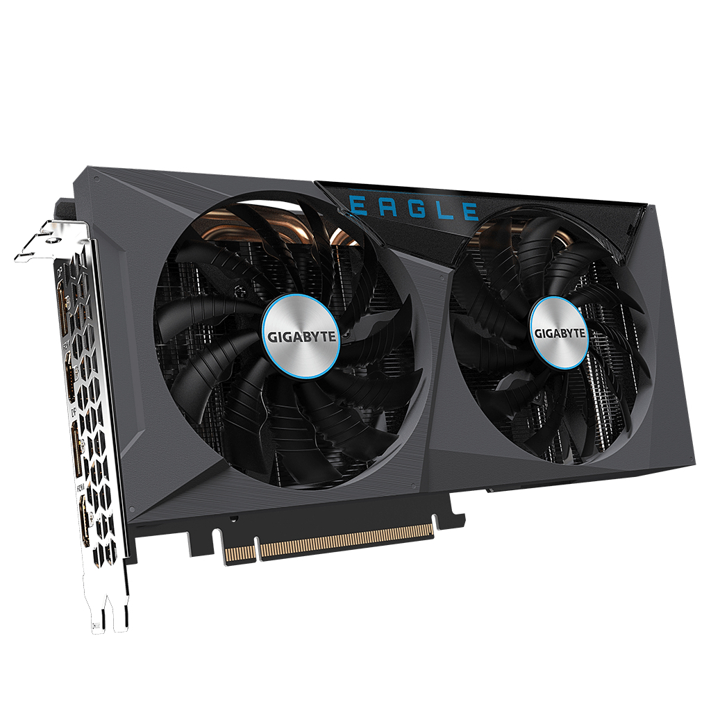 Відеокарта GIGABYTE GeForce RTX3060 12Gb EAGLE LHR (GV-N3060EAGLE-12GD 2.0) - зображення 2