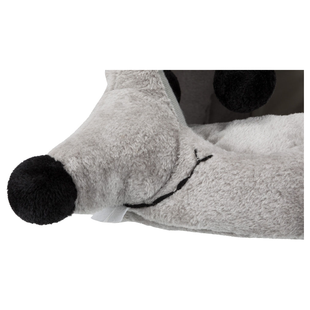 Будиночок для тварин Trixie Lukas з дряпкою 35х33х65 см (сірий) (4011905362908) - изображение 4