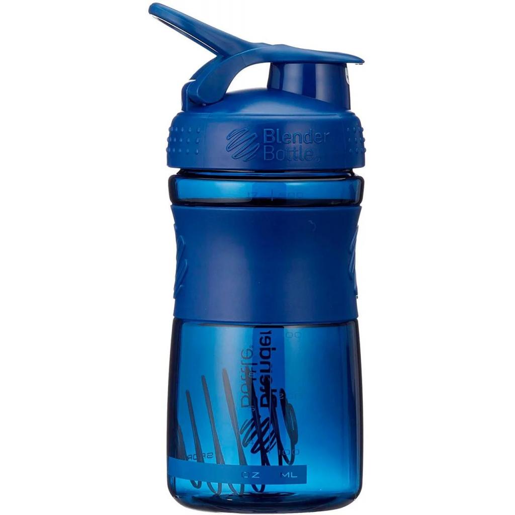 Шейкер спортивний BlenderBottle SportMixer 590ml Navy ORIGINAL (SM 20oz Navy) - изображение 5