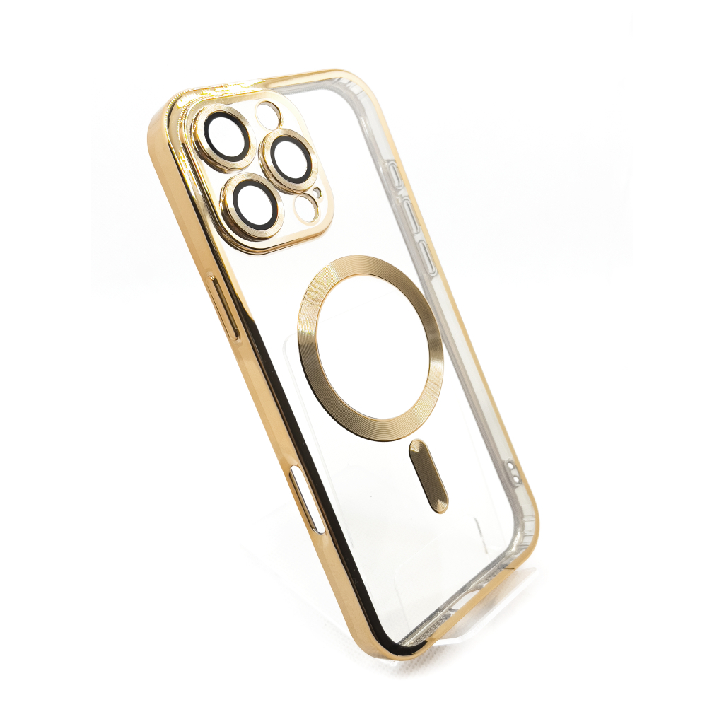 Чохол до мобільного телефона BeCover TPU Chrome Case (MagSafe) для Apple iPhone 16 Pro Gold (712081) - зображення 2