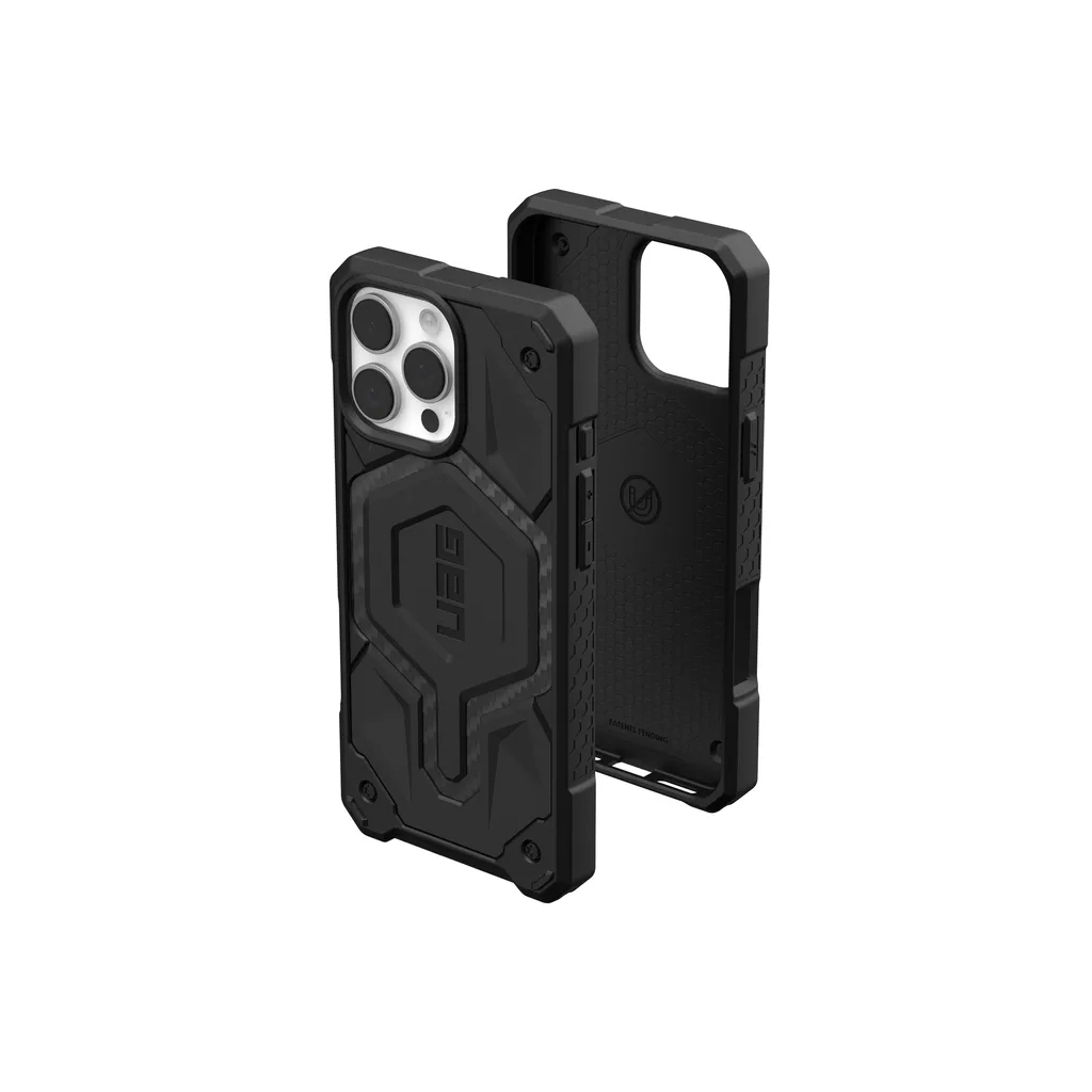 Чохол до мобільного телефона UAG iPhone 16 Pro Max Monarch Carbon Fiber (114461114242) - зображення 3