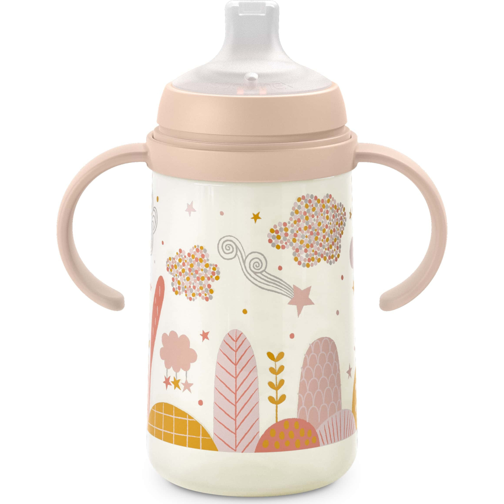 Поїльник-непроливайка Suavinex Dreams з силіконовим носиком, 270 мл, +6 місяців, нюдова (308290) - зображення 1