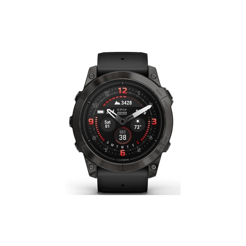Смарт-годинник Garmin EPIX PRO (g2), 51, Saph, CarbonGray DLC Ti, Black, GPS (010-02804-01) - зображення 2