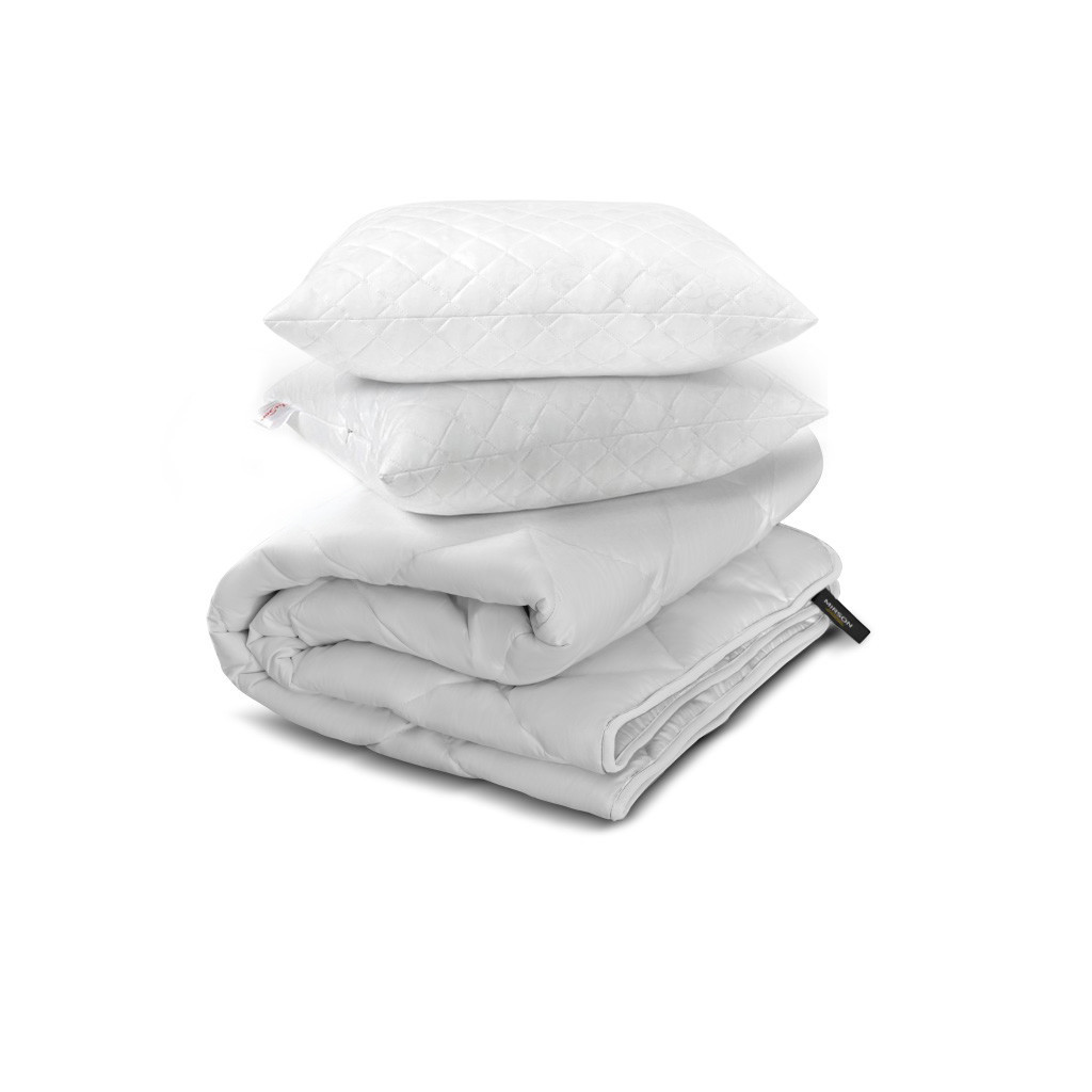 Ковдра MirSon Набір Eco-Soft Всесезонний №1696 Eco Light White Ковдра + по (2200002655446) - зображення 10