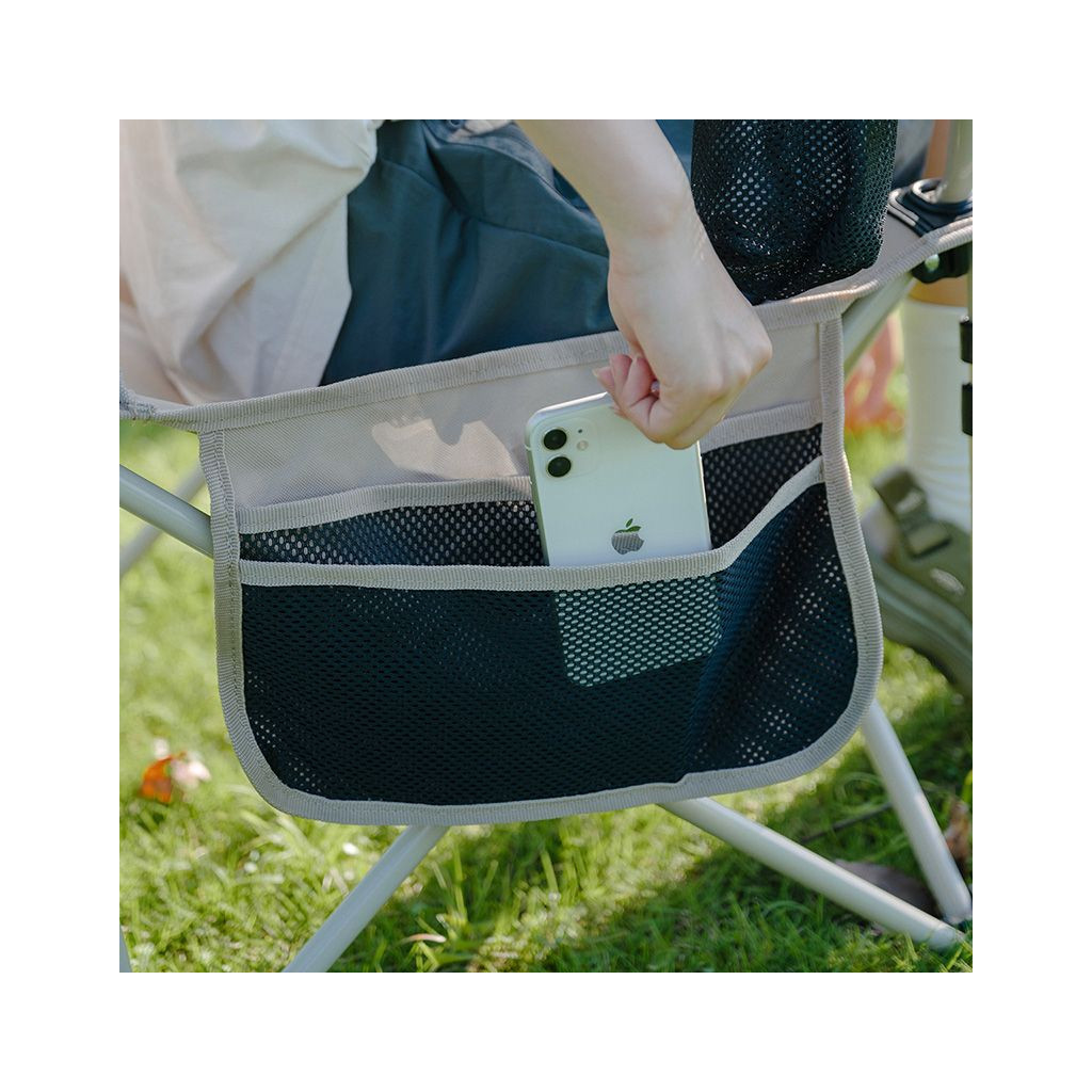 Крісло складане Naturehike CNK2300JJ012 алюміній бежевий (6976023922916) - зображення 9