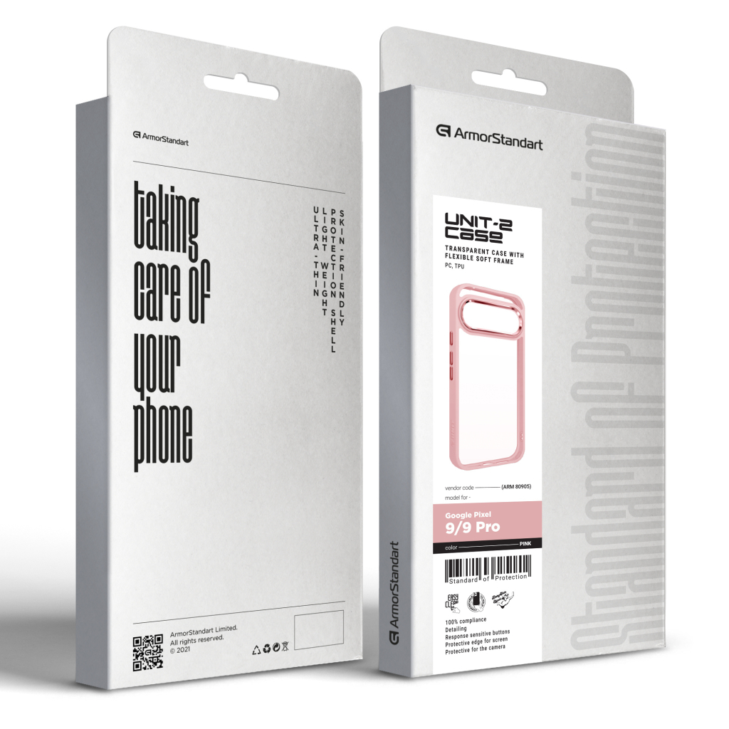 Чохол до мобільного телефона Armorstandart UNIT2 Google Pixel 9 / 9 Pro Pink (ARM80905) - зображення 5