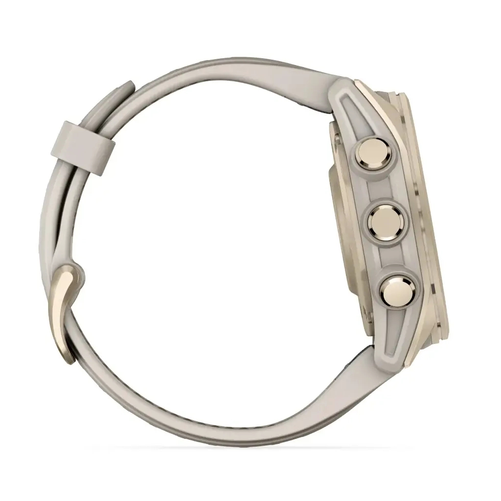 Смарт-годинник Garmin fenix 8 43mm, AMOLED, Saph, SftGldSS/FgGry, FogGry/DkSndbnd, GPS (010-02903-11/010-02903-18) - зображення 4