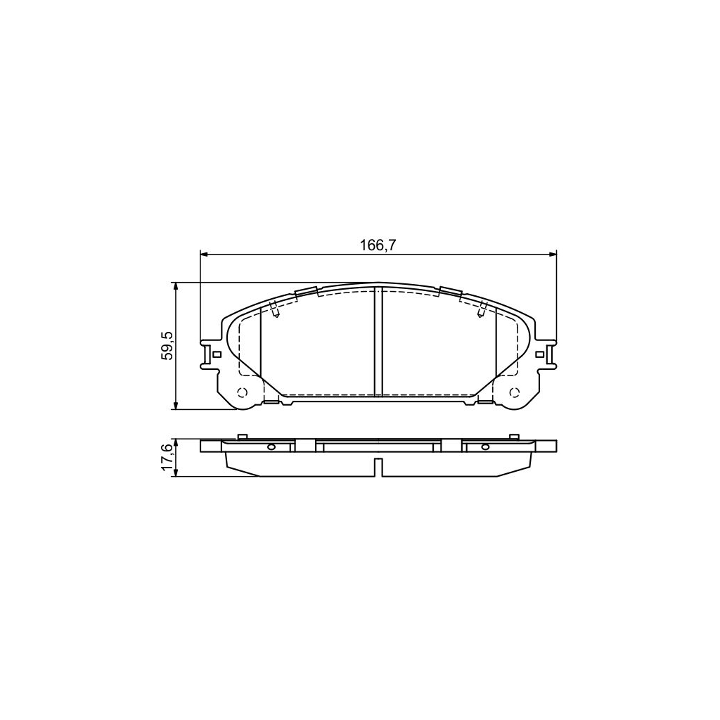 Гальмівні колодки Bosch 0 986 494 686 - зображення 2