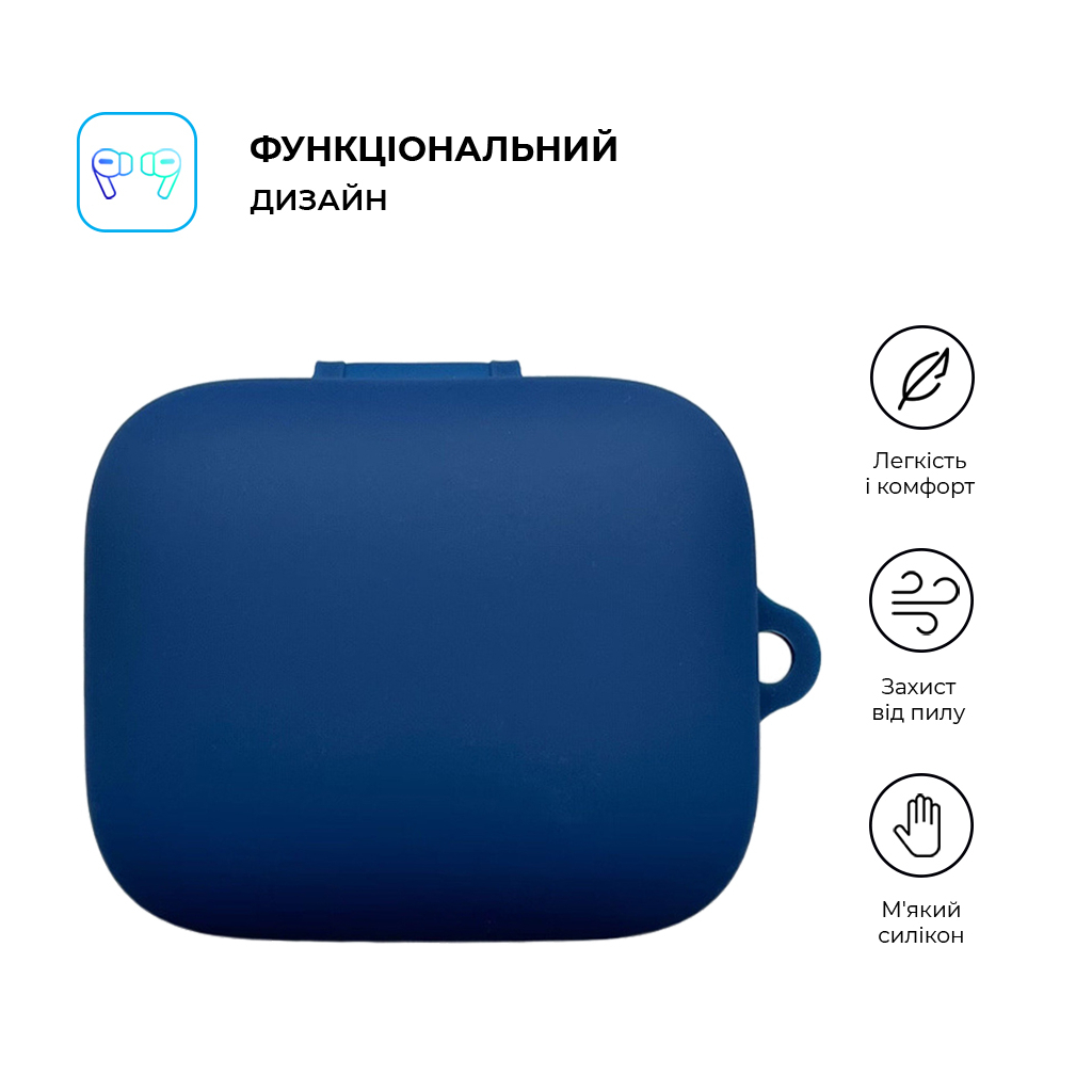 Чохол для навушників Armorstandart Hang Case для OPPO Enco X3i Dark Blue (ARM80043) - зображення 2