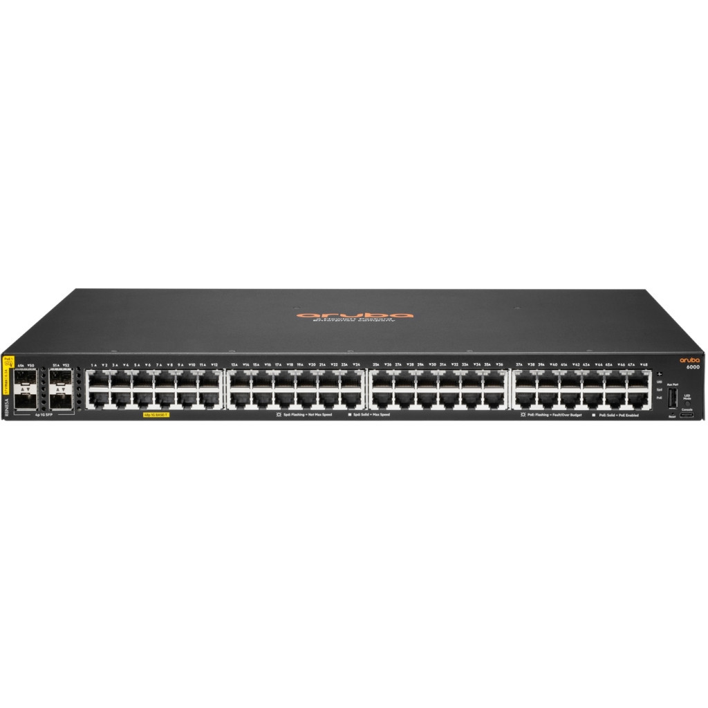 Комутатор мережевий HP 6000-48GPoE-4SFP (R8N85A) (R8N85A) - зображення 1
