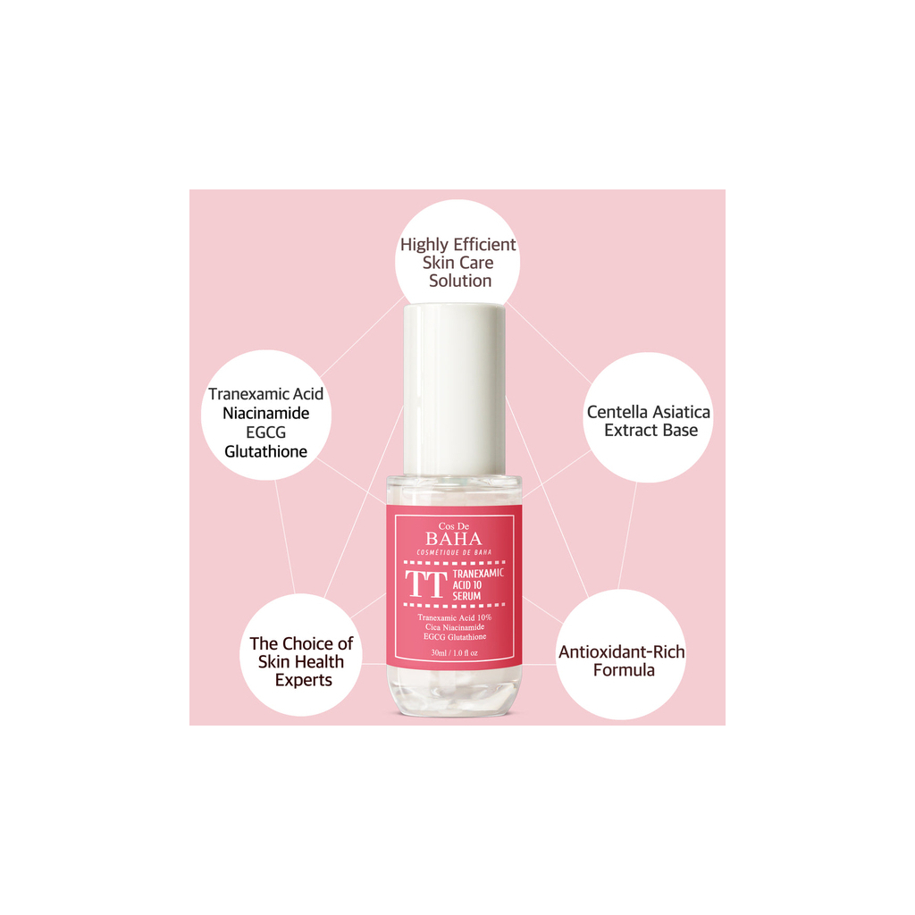 Сироватка для обличчя Cos De BAHA Tranexamic Acid 10% Serum 30 мл (8809240319260) - зображення 2