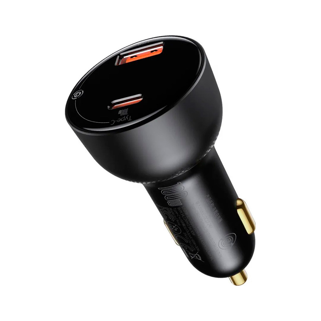 Зарядний пристрій Baseus Superme Digital Display PPS USB-A/Type-C Black (CCZX-01) - зображення 1