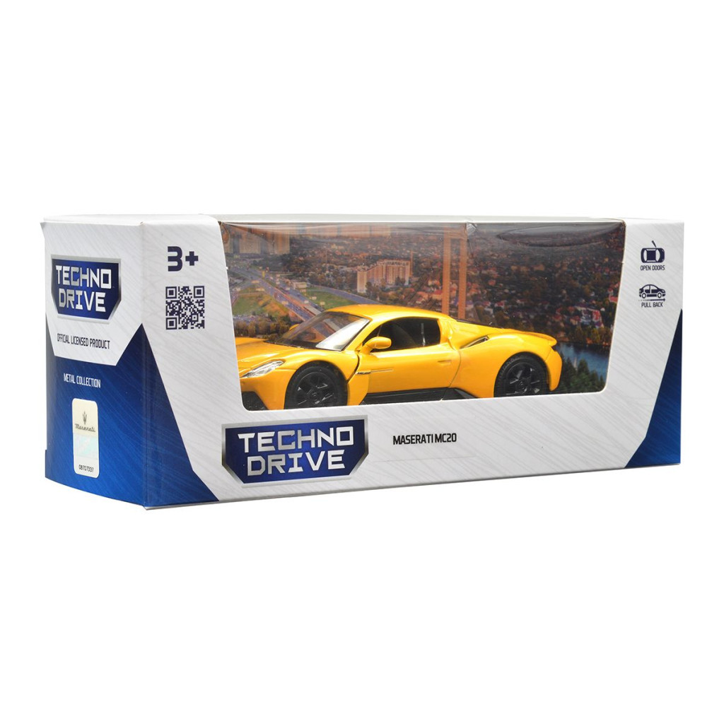 Машина TechnoDrive Maserati MC20 жовтий (250340U) - изображение 2