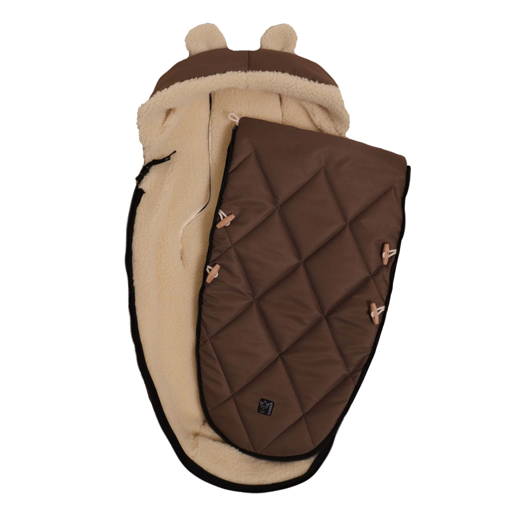 Чохол для ніг Kaiser XL EARS WOOL 2 в 1, зимовий, шоколадний (6582585) - зображення 5