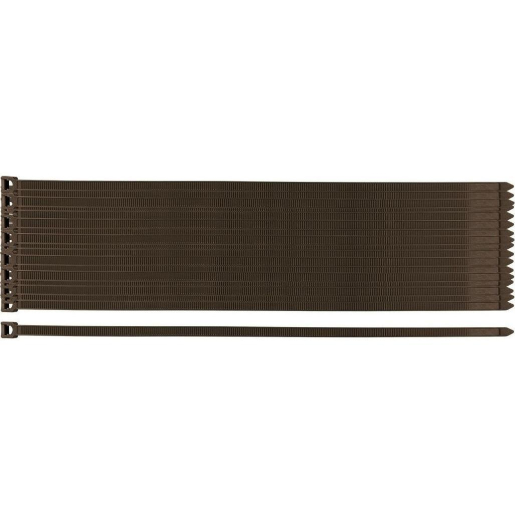 Стяжка Neo Tools 50шт, пластик, 7.6х380мм, коричнева (15-970) - picture 1