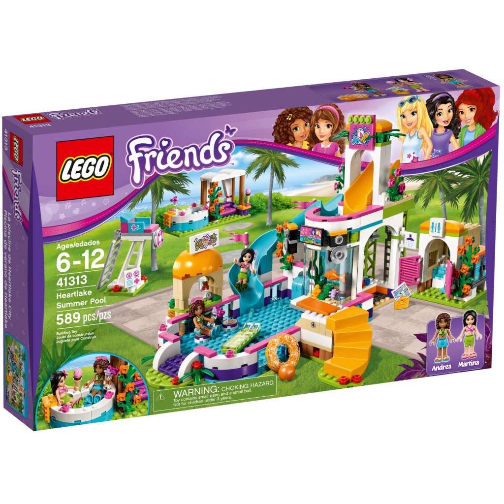 Конструктор LEGO Friends Літній басейн (41313) - зображення 1