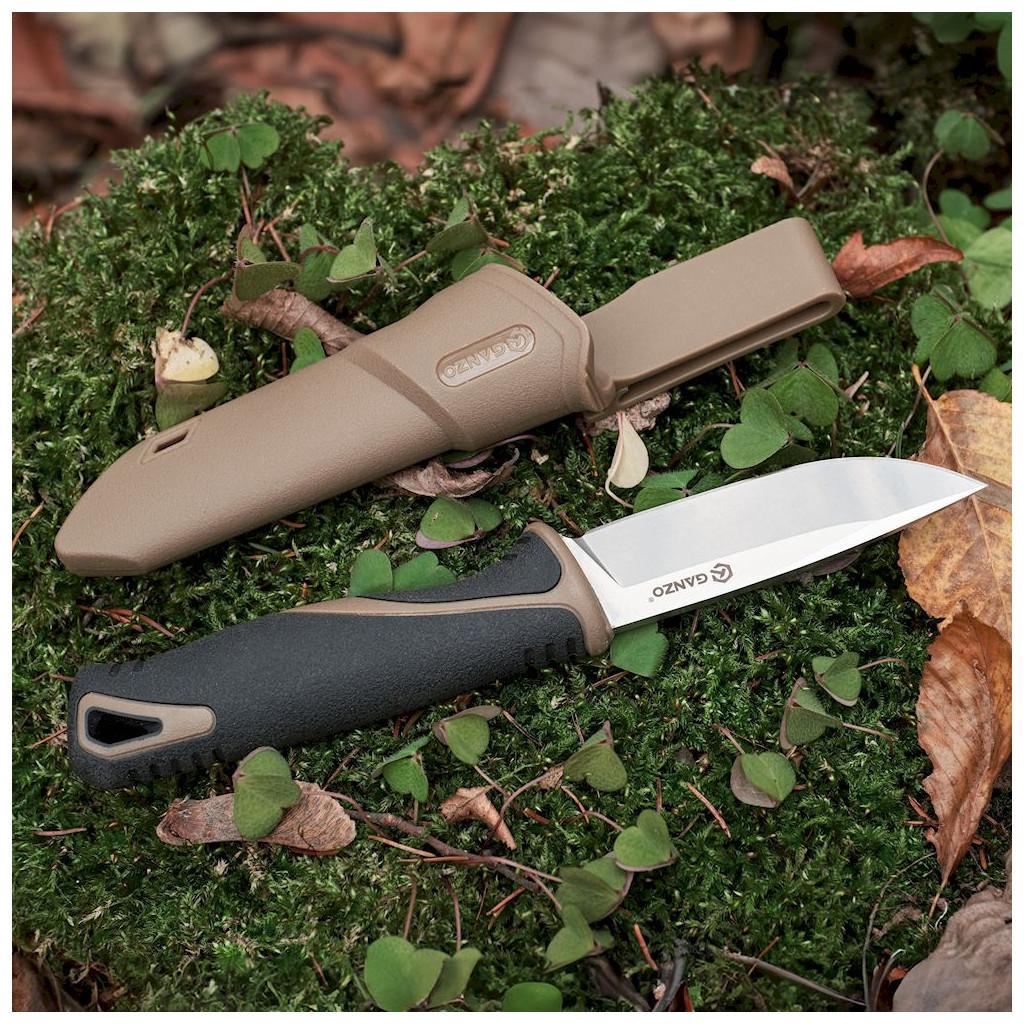 Ніж Ganzo G807-DY Бежевий з ножнами (G807DY) - зображення 8
