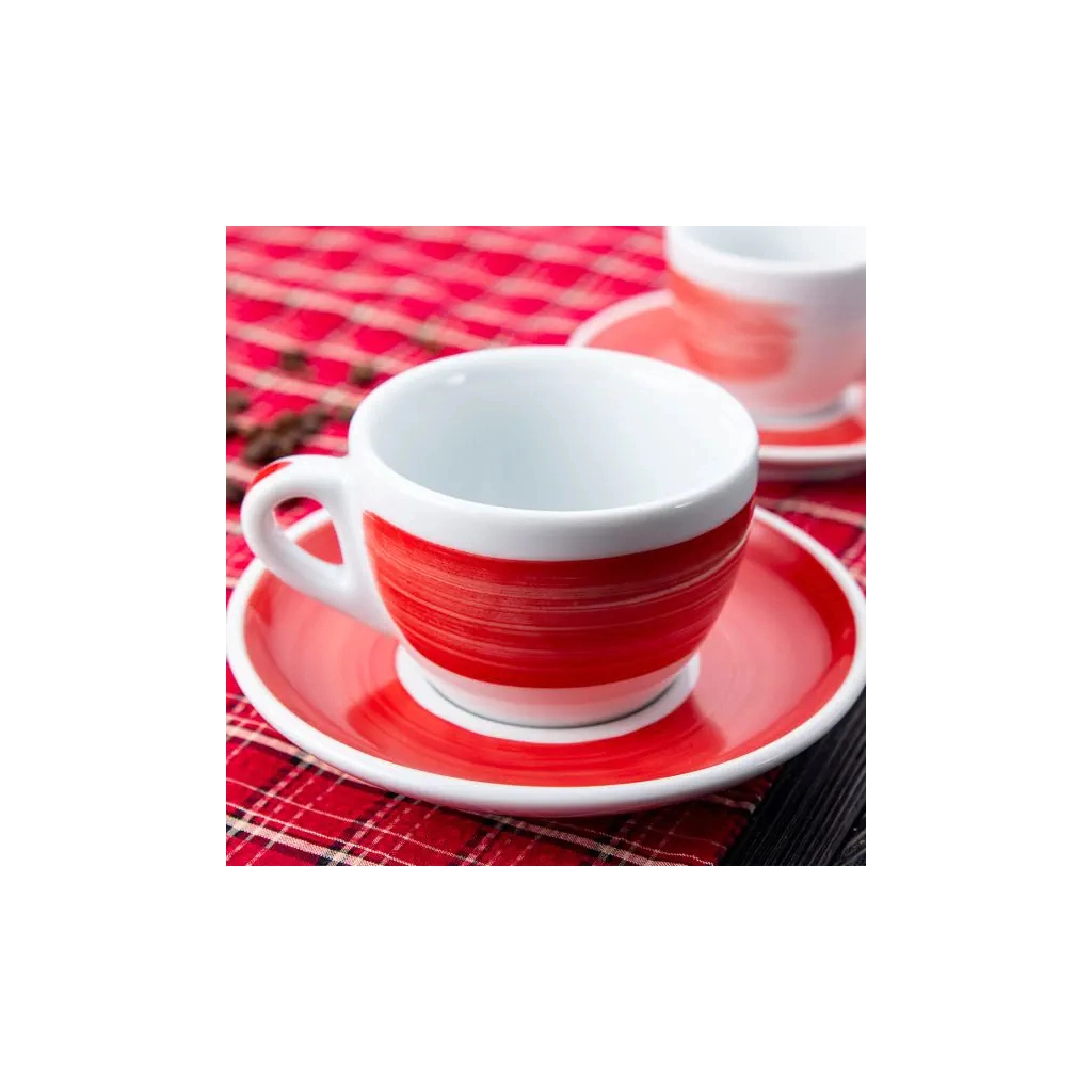 Чашка Ancap cappuccino 180 мл, серія Verona Millecolori Red (35118) - зображення 3
