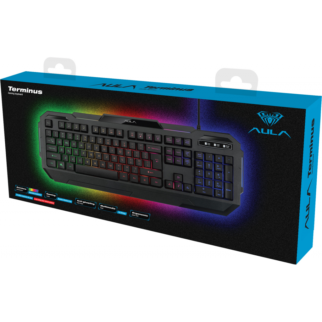 Клавіатура Aula Terminus gaming keyboard EN/RU (6948391234519) - зображення 7