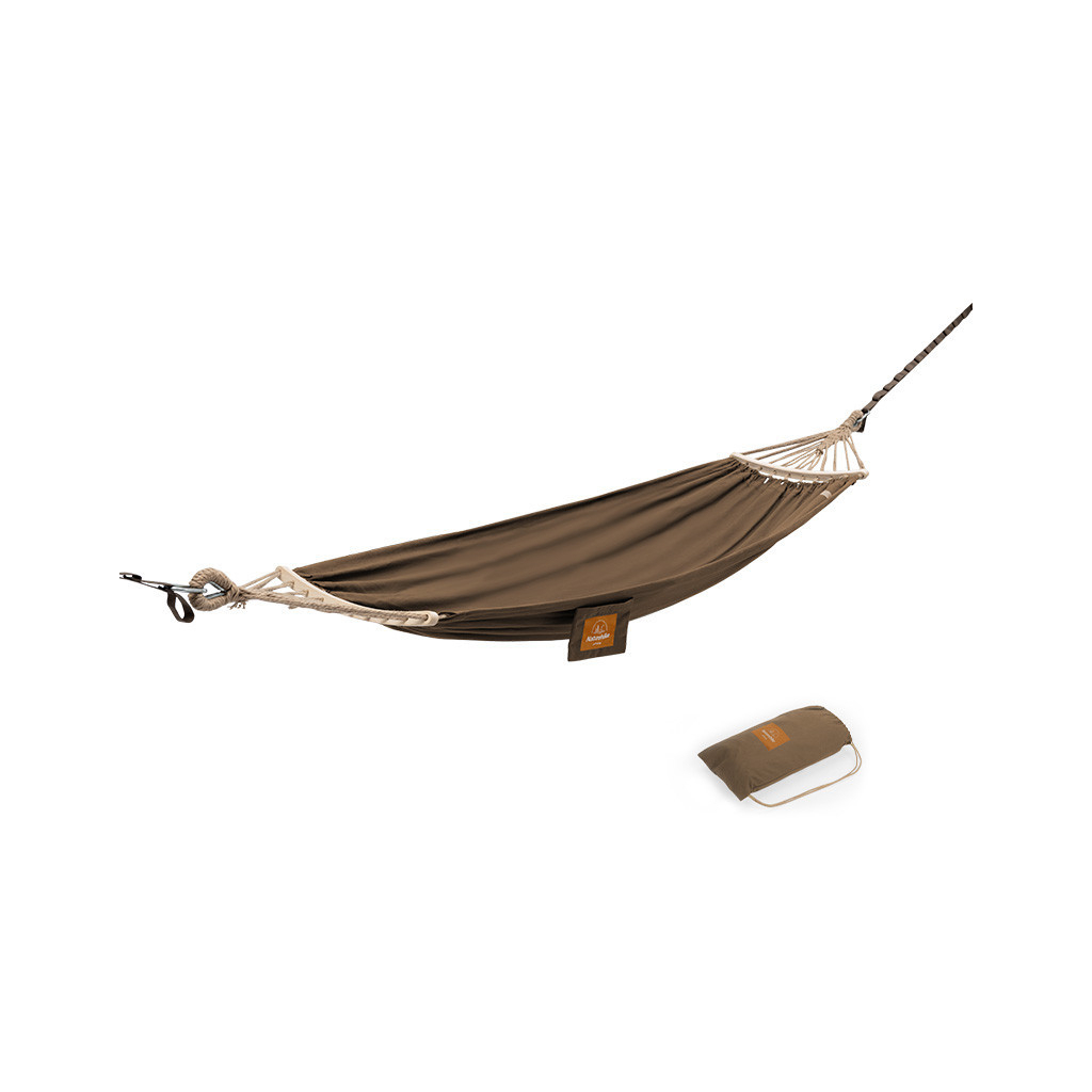 Гамак Naturehike NH20DC001 Бавовна Коричневий (6927595770429) - зображення 1