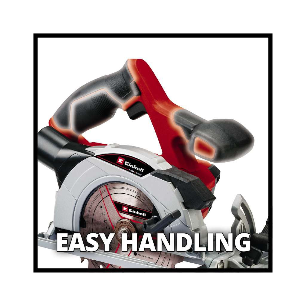 Дискова пила Einhell TE-CS 18/150 Li - Solo акум., PXC, 18В, диск 150х10 мм (без АКБ та ЗП) (4331220) - picture 4