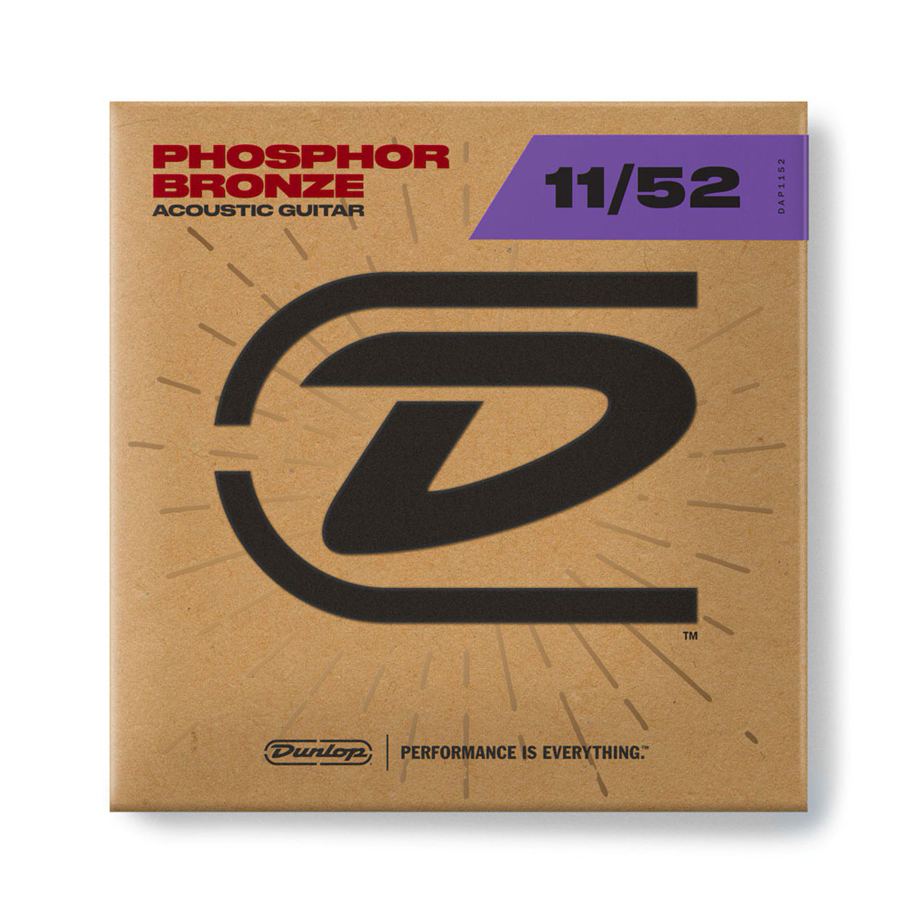 Струни для гітари Jim Dunlop Phosphor Bronze Acoustic Guitar Strings (11-52) (DAP1152) - зображення 4