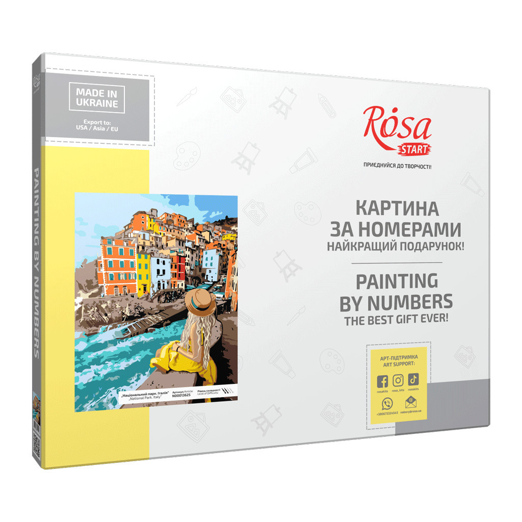 Картина по номерам Rosa Star Національний парк. Італія 35х45 см (4823098525196) - зображення 2