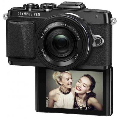 Цифровий фотоапарат Olympus E-PL7 14-42 mm Kit black (V205071BE000) - зображення 5