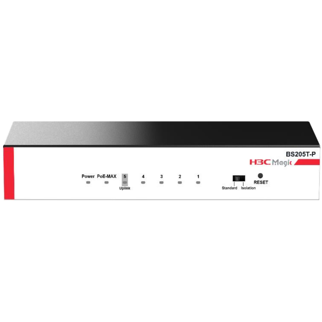 Комутатор мережевий H3C BS205T-P-EU - зображення 1