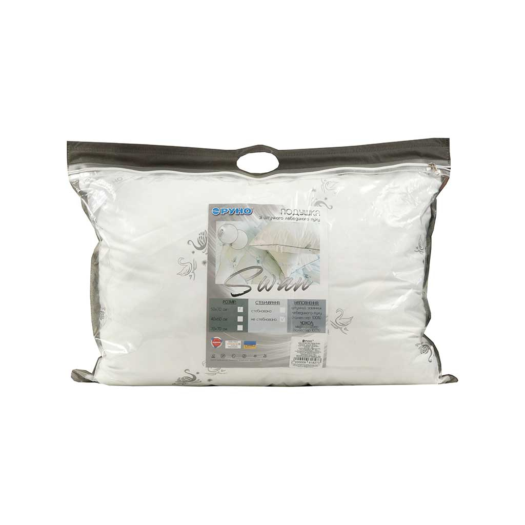 Подушка Руно зі штучного лебединого пуху Silver Swan 50х70 см (310.52_Silver Swan) - изображение 4