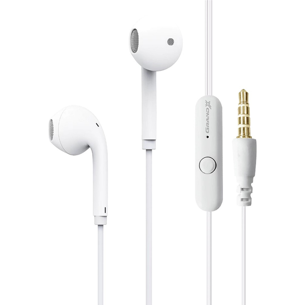 Навушники Grand-X EP-63W White - зображення 1