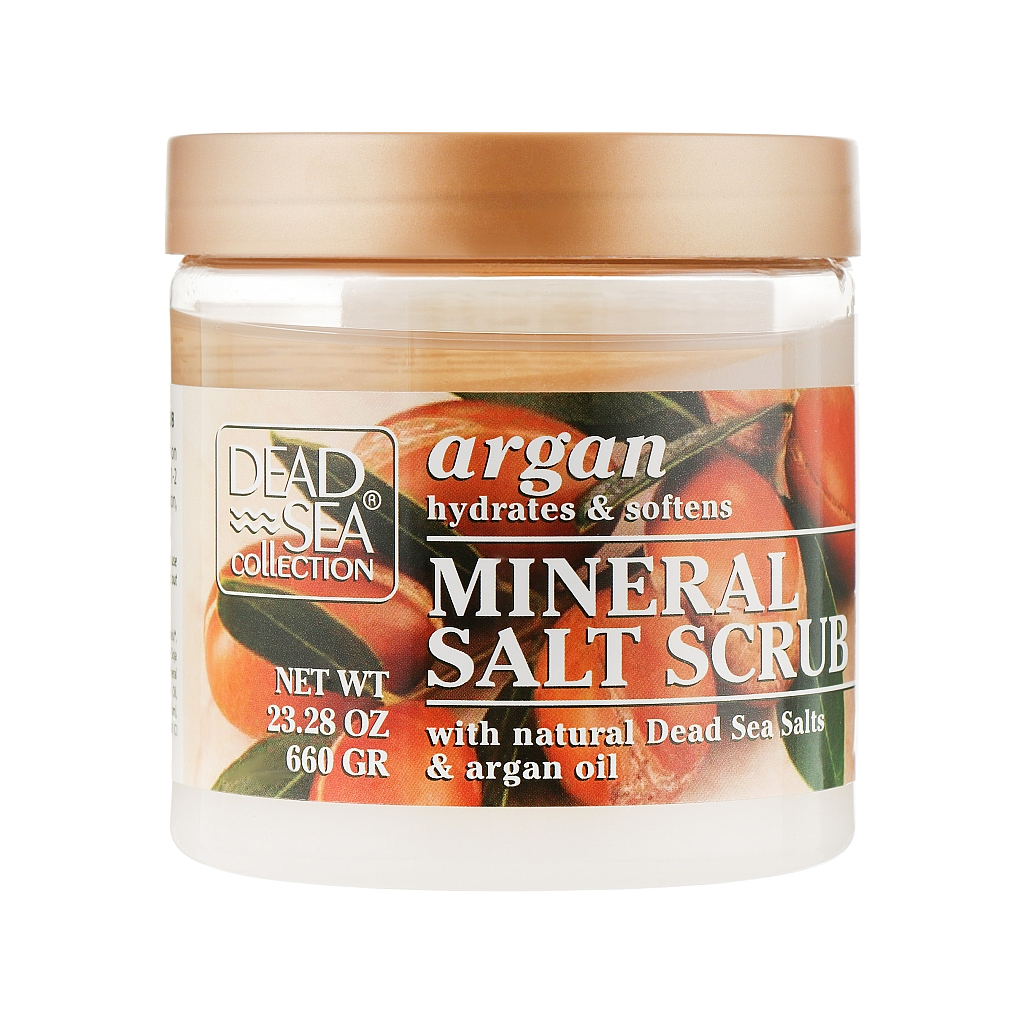 Скраб для тіла Dead Sea Collection з мінералами Мертвого моря та аргановою олією 660 г (830668009028) - изображение 1
