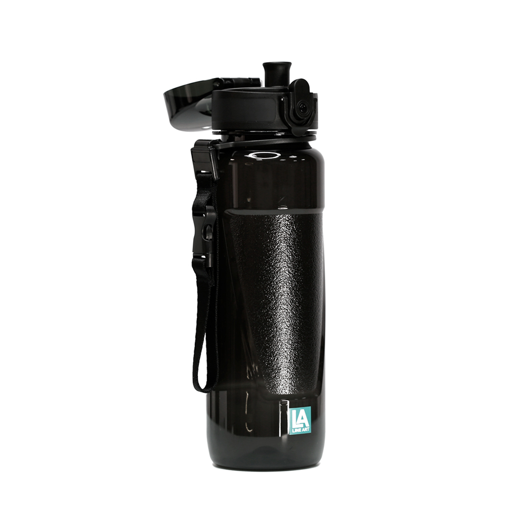 Пляшка для води Line Art Lens 600 мл чорний (60014418LA-01) - зображення 3
