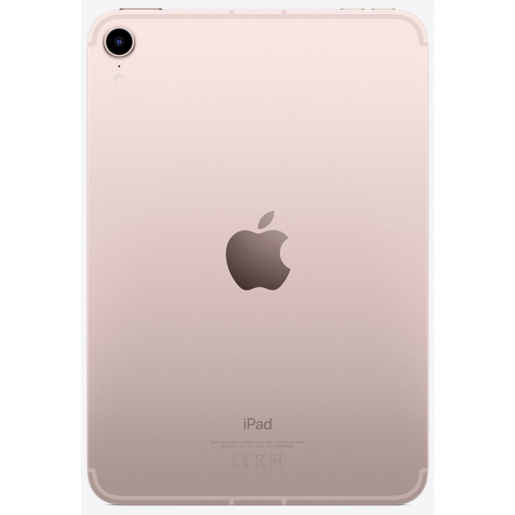 Планшет Apple iPad mini 2021 Wi-Fi + LTE 64GB, Pink (MLX43RK/A) - зображення 2