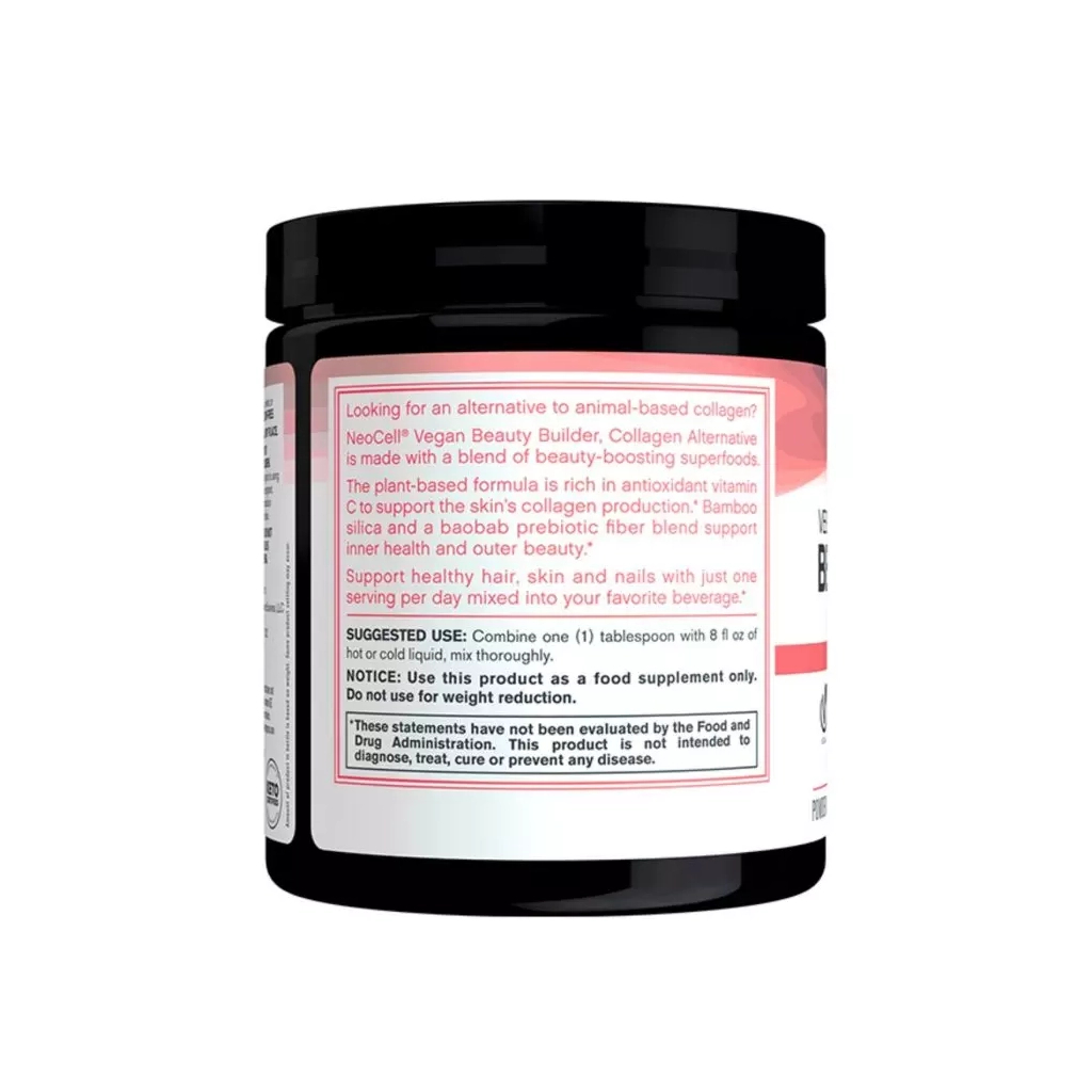 Вітамінно-мінеральний комплекс Neocell Веганський Колаген, смак гібіскусу, Vegan Beauty Builder, NeoCell, 227 (NEL-13274) - зображення 3