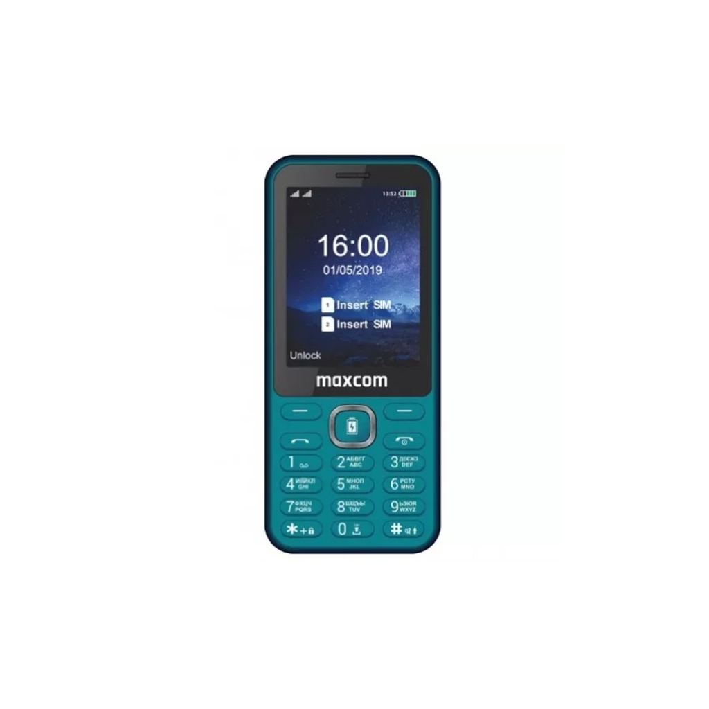 Мобільний телефон Maxcom MM814 Type-C Green (5908235977744) - зображення 1