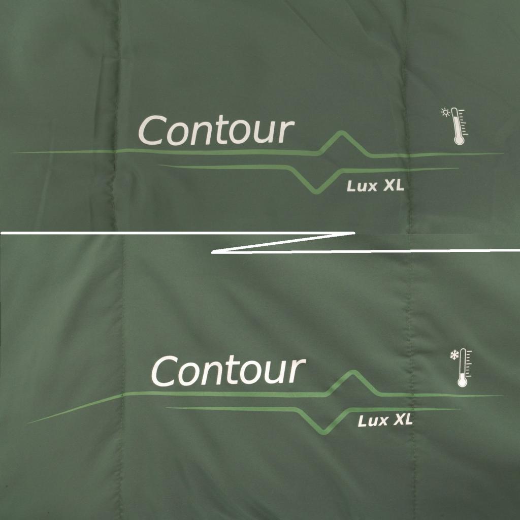 Спальний мішок Outwell Contour Lux XL Reversible/-1°C Green (Right) (928320) - зображення 8