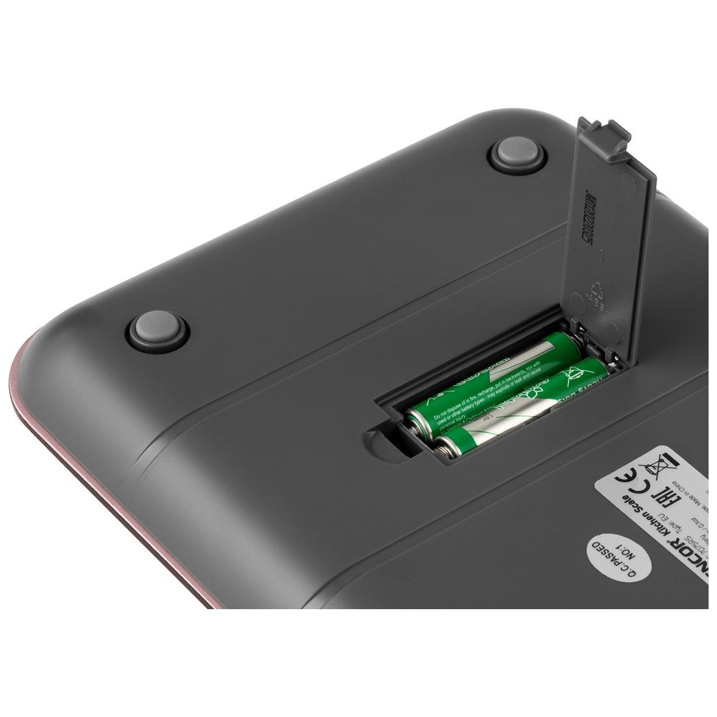 Ваги кухонні Sencor SKS7075RS - зображення 8