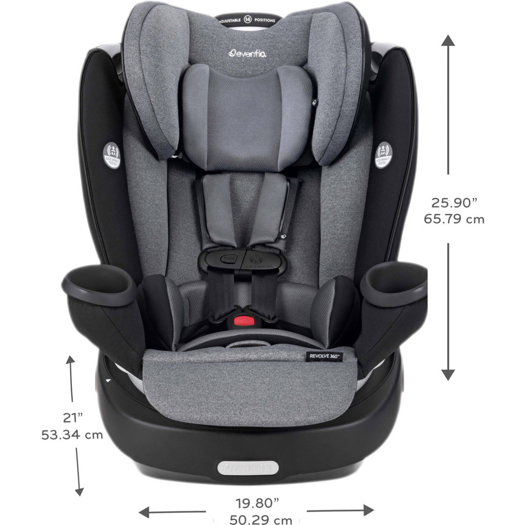 Автокрісло Evenflo Revolve 360 LX (1,8 до 54,4 кг) Amherst Gray (032884201983) - зображення 11