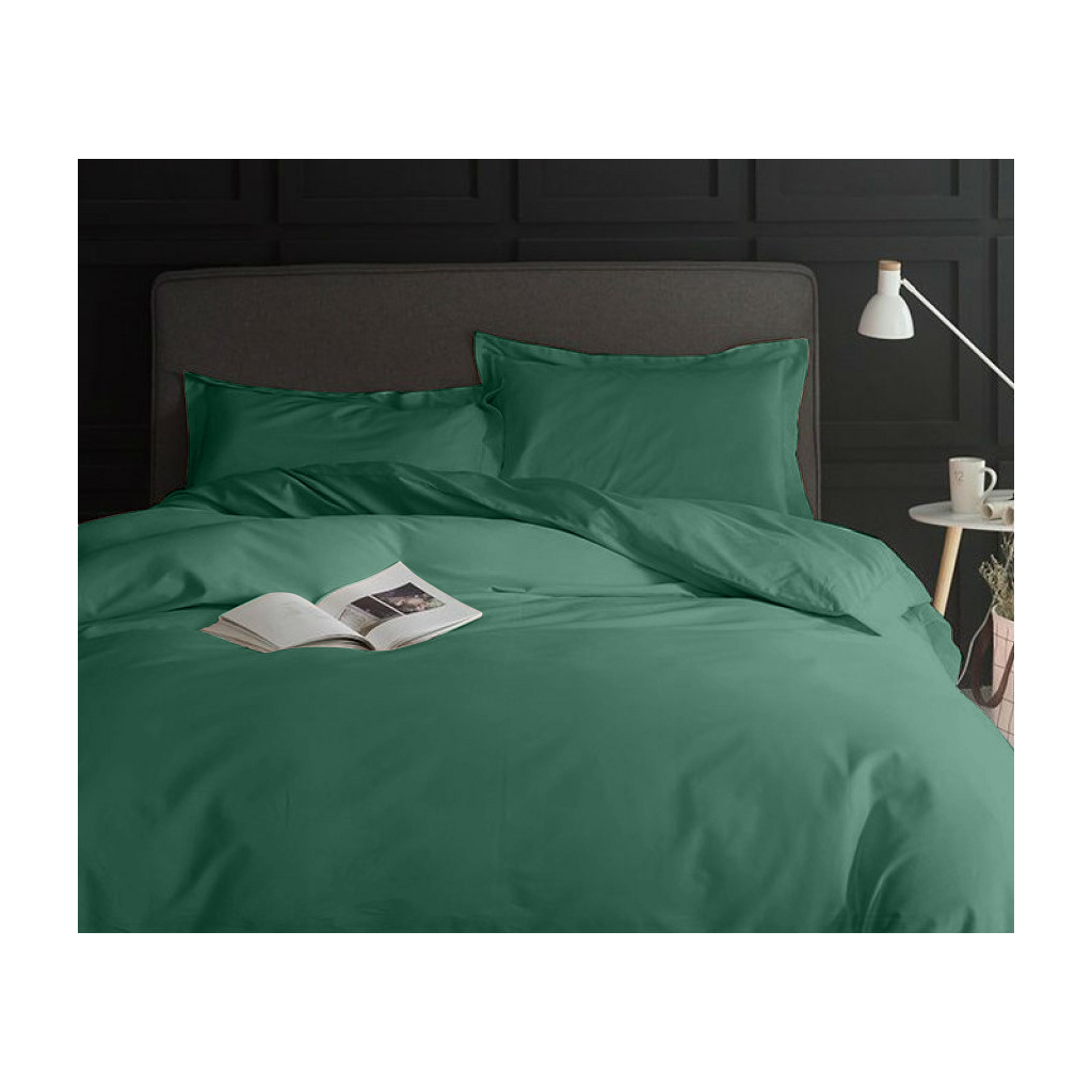 Постільна білизна MirSon Сатин 0844 Green Olive 2х160х220 (2200002025041) - зображення 1
